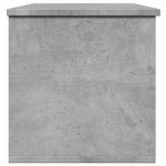 Storage Box Concrete Grey 102x35x35 cm Engineered Wood - Bargainia.com - 