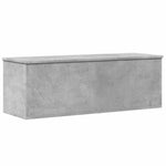 Storage Box Concrete Grey 102x35x35 cm Engineered Wood - Bargainia.com - 