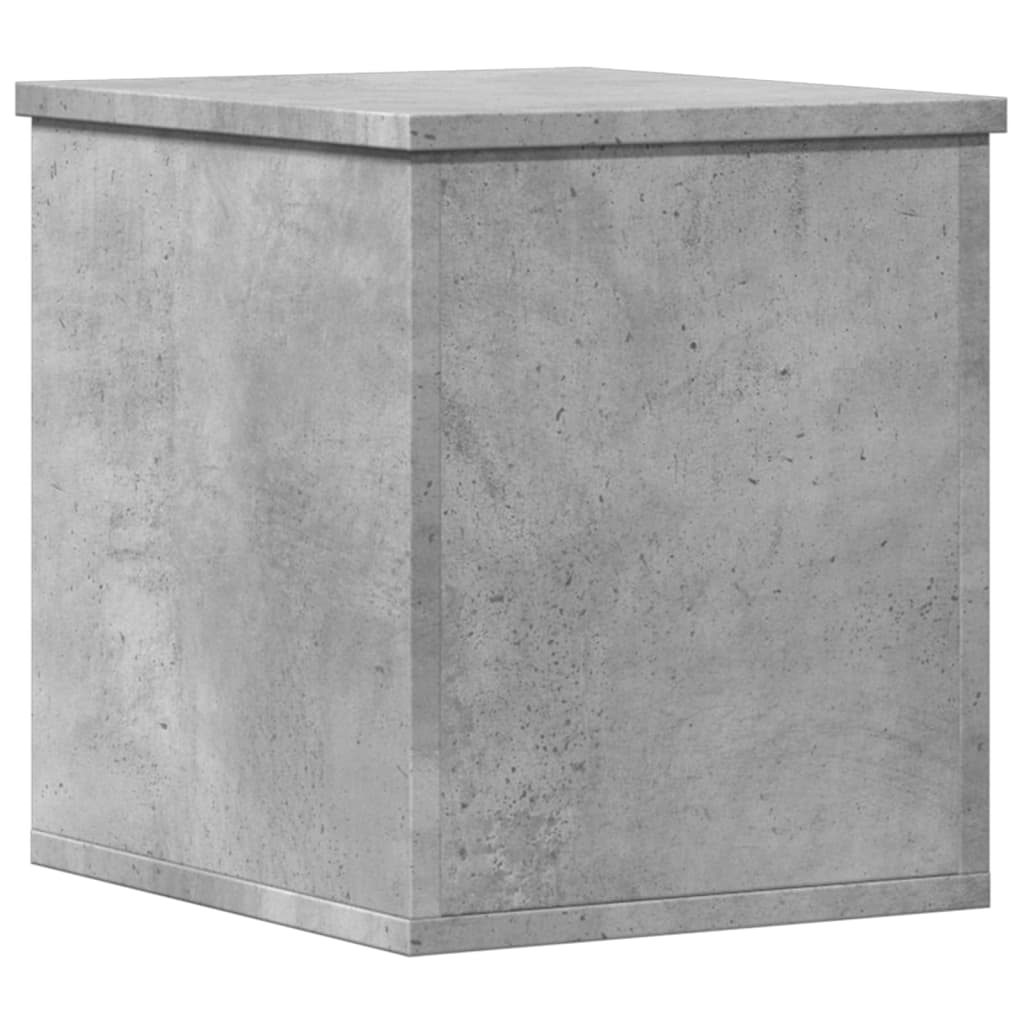 Storage Box Concrete Grey 30x35x35 cm Engineered Wood - Bargainia.com - 