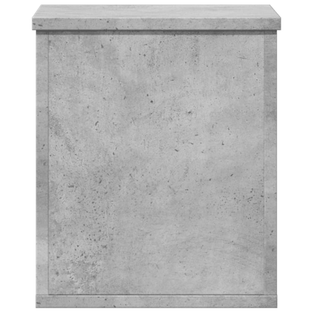 Storage Box Concrete Grey 30x35x35 cm Engineered Wood - Bargainia.com - 