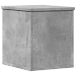 Storage Box Concrete Grey 30x35x35 cm Engineered Wood - Bargainia.com - 