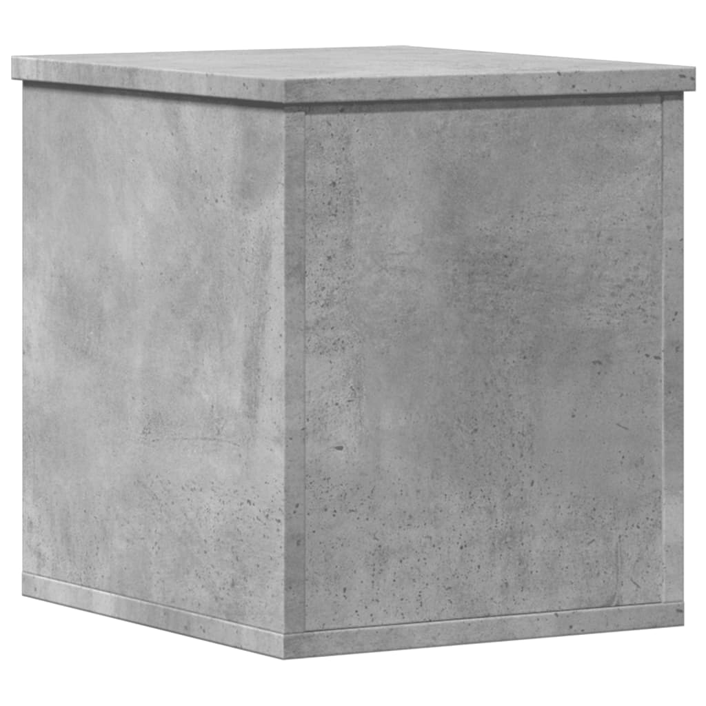Storage Box Concrete Grey 30x35x35 cm Engineered Wood - Bargainia.com - 