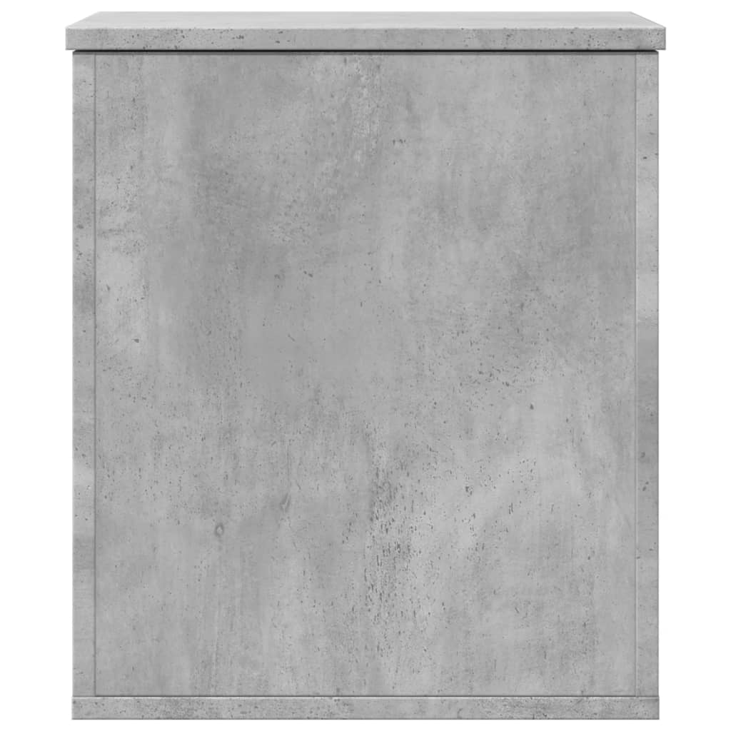 Storage Box Concrete Grey 40x42x46 cm Engineered Wood - Bargainia.com - 