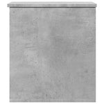 Storage Box Concrete Grey 40x42x46 cm Engineered Wood - Bargainia.com - 