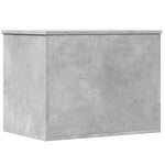 Storage Box Concrete Grey 60x42x46 cm Engineered Wood - Bargainia.com - 