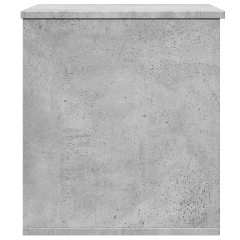 Storage Box Concrete Grey 60x42x46 cm Engineered Wood - Bargainia.com - 