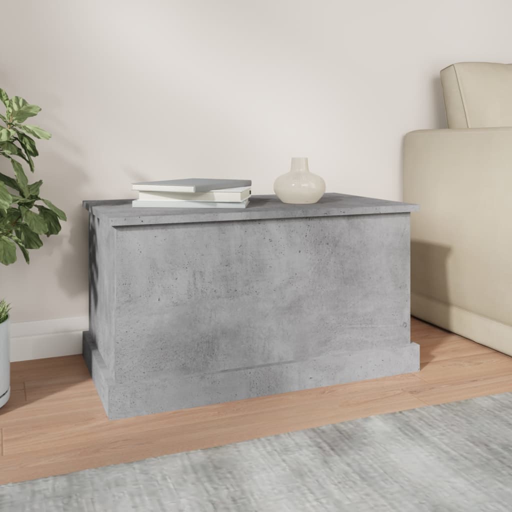 Storage Box Concrete Grey 70x40x38 cm Engineered Wood - Bargainia.com - 8720845793982 - 816508