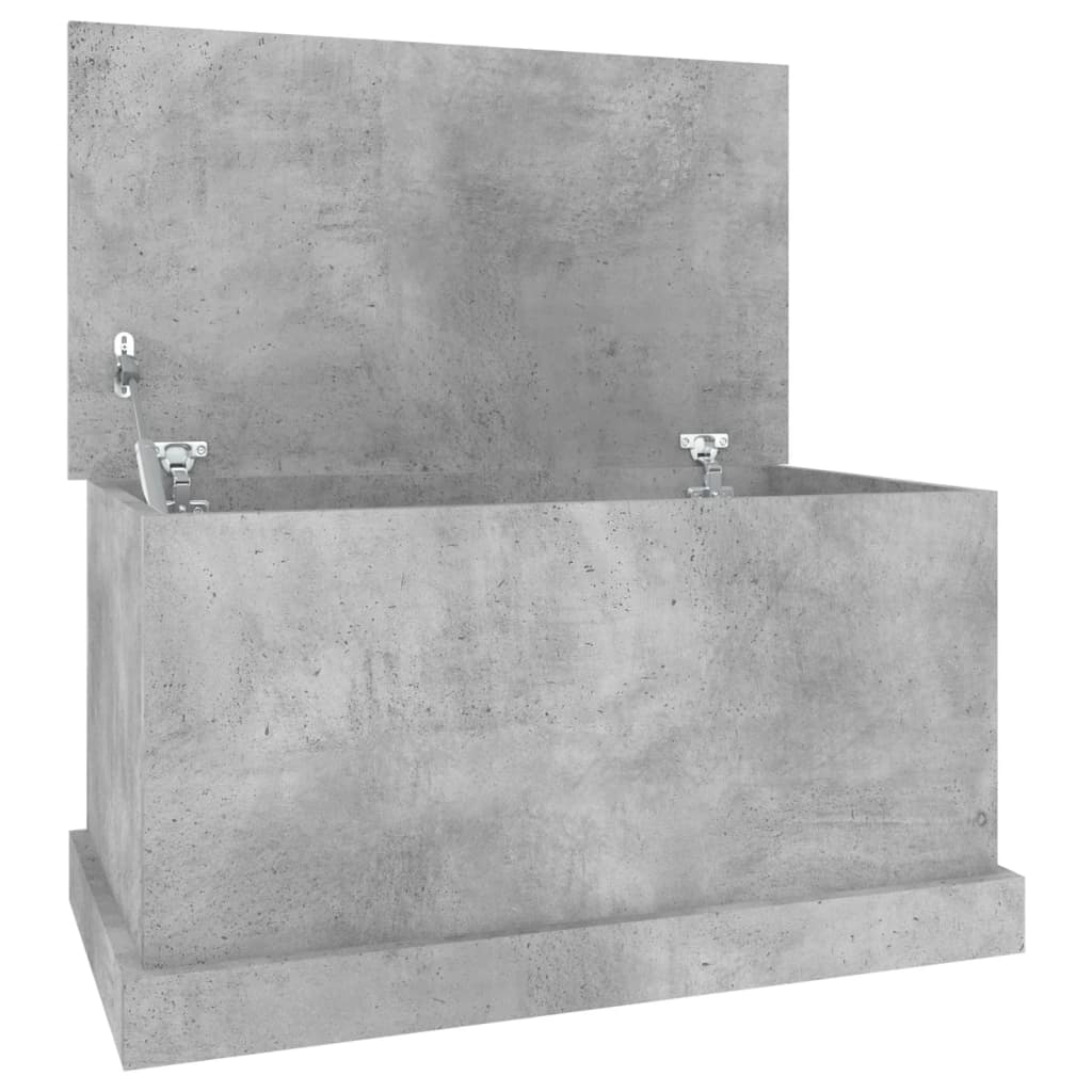 Storage Box Concrete Grey 70x40x38 cm Engineered Wood - Bargainia.com - 8720845793982 - 816508