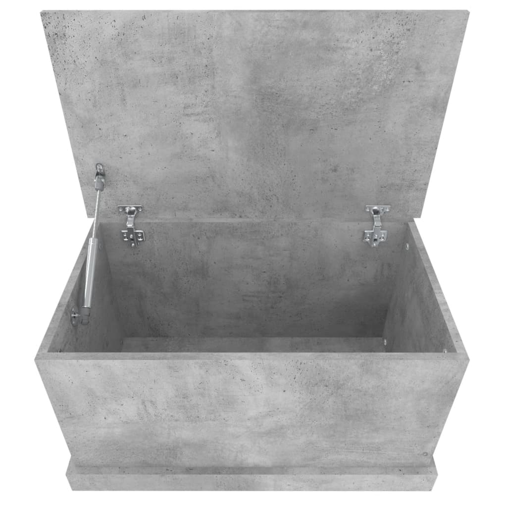Storage Box Concrete Grey 70x40x38 cm Engineered Wood - Bargainia.com - 8720845793982 - 816508