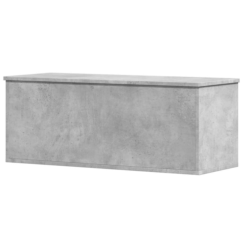 Storage Box Concrete Grey 90x35x35 cm Engineered Wood - Bargainia.com - 