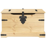 Storage Box Corona 78x78x45 cm Solid Wood Pine - Bargainia.com - 