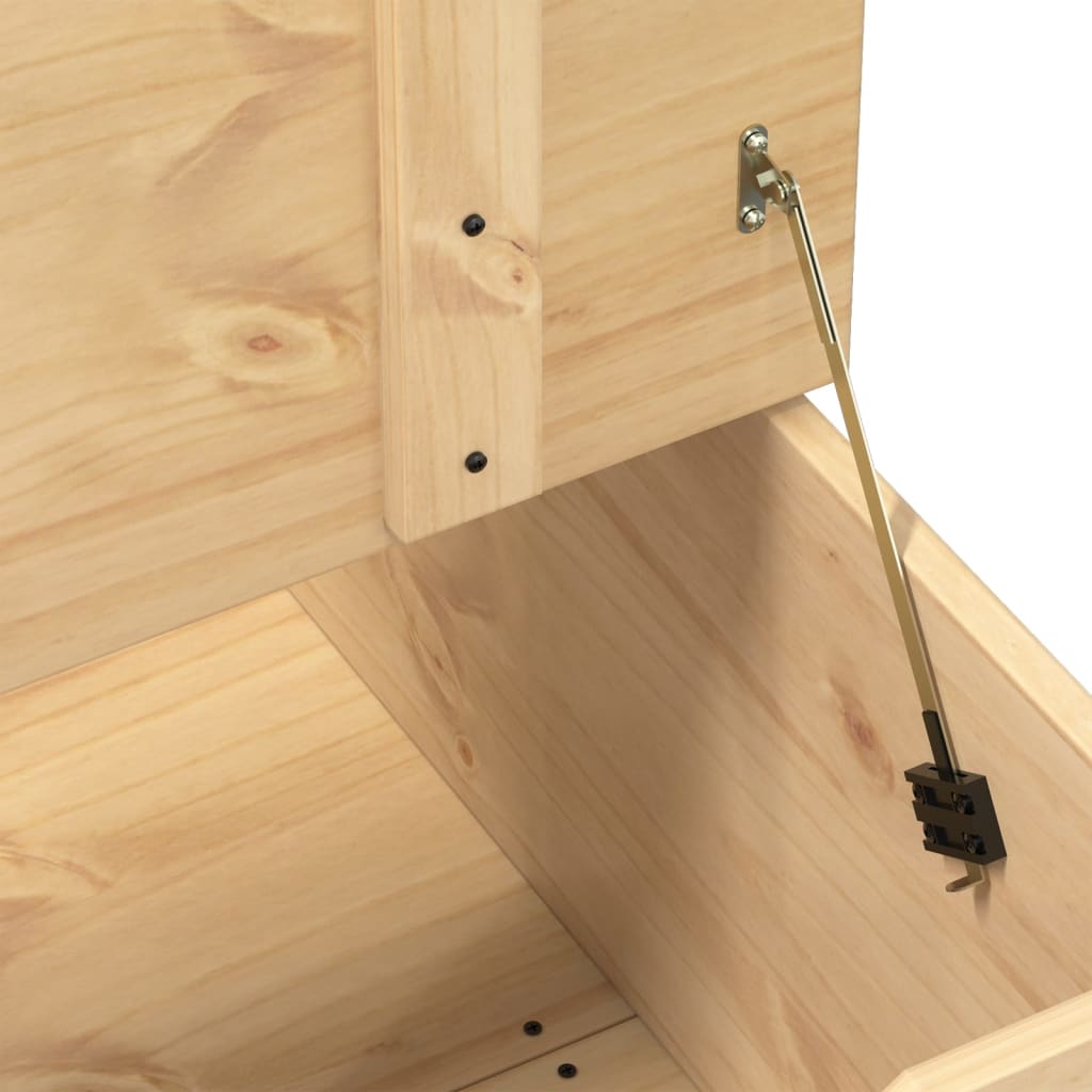 Storage Box Corona 78x78x45 cm Solid Wood Pine - Bargainia.com - 