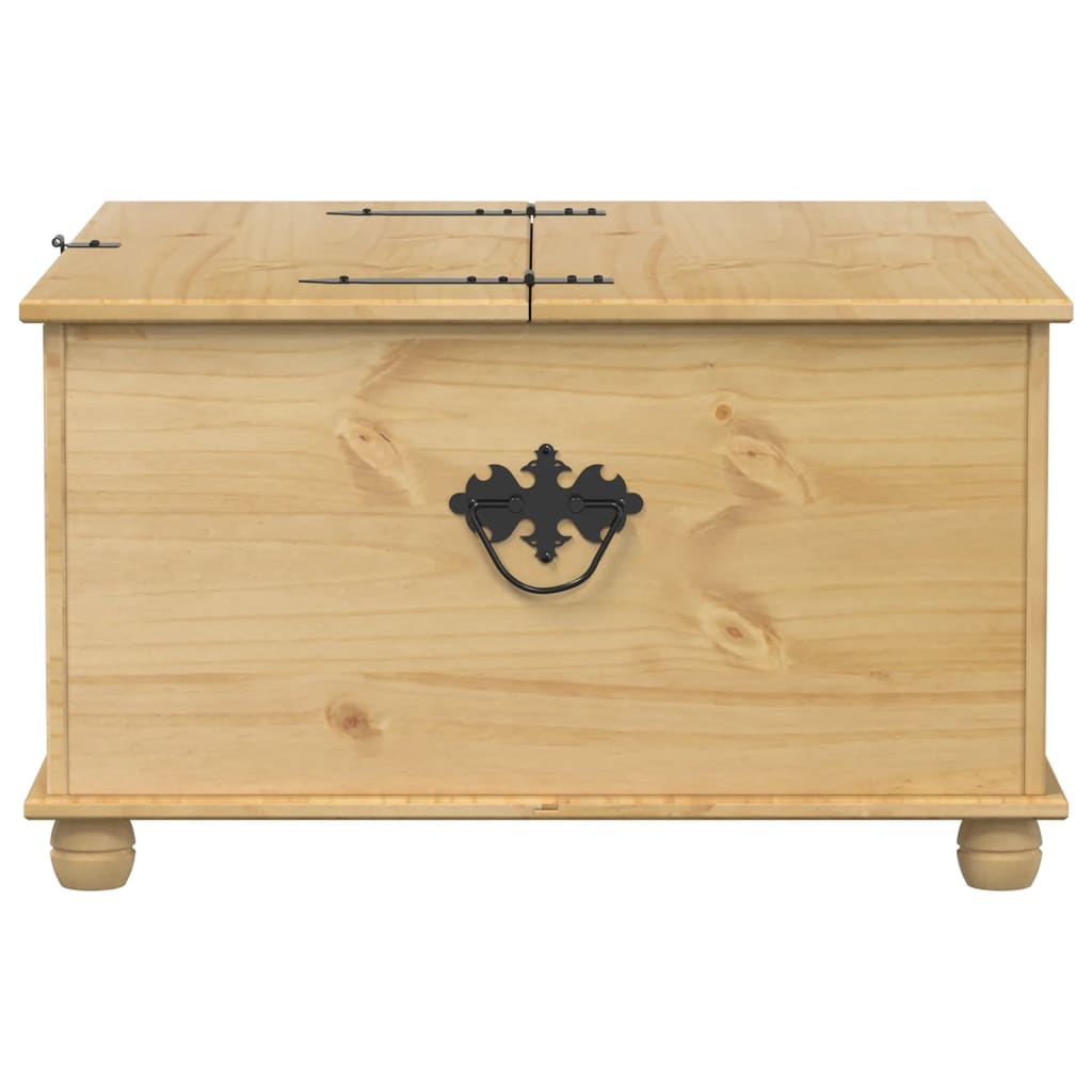 Storage Box Corona 90x78x45 cm Solid Wood Pine - Bargainia.com - 