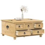 Storage Box Corona 90x78x45 cm Solid Wood Pine - Bargainia.com - 