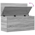 Storage Box Grey Sonoma 100x42x46 cm Engineered Wood - Bargainia.com - 