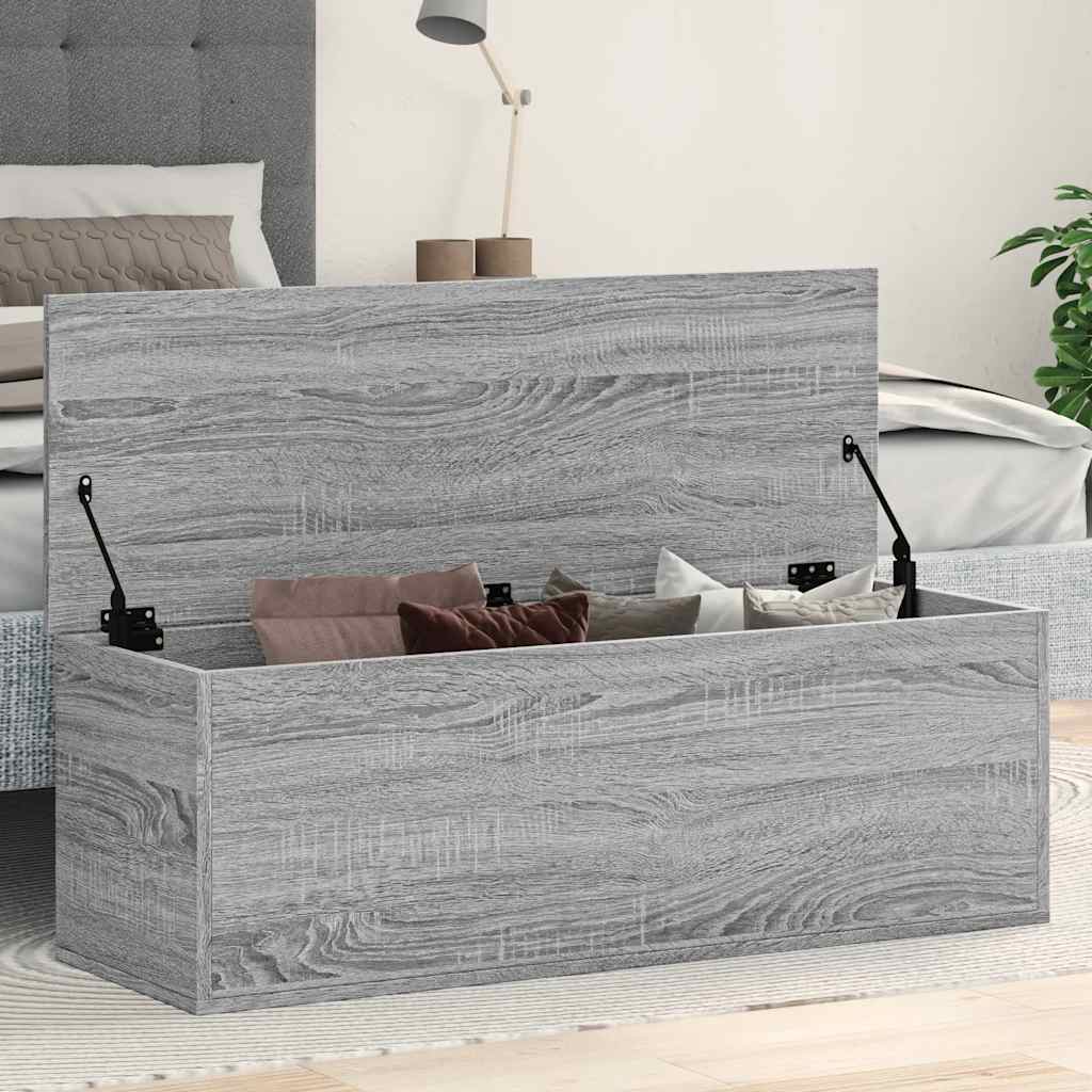 Storage Box Grey Sonoma 102x35x35 cm Engineered Wood - Bargainia.com - 