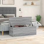 Storage Box Grey Sonoma 102x35x35 cm Engineered Wood - Bargainia.com - 