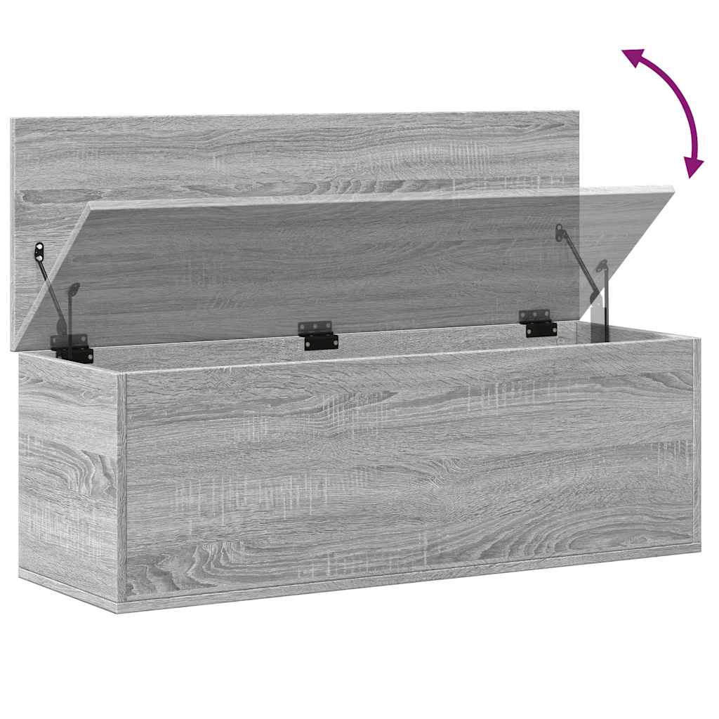Storage Box Grey Sonoma 102x35x35 cm Engineered Wood - Bargainia.com - 