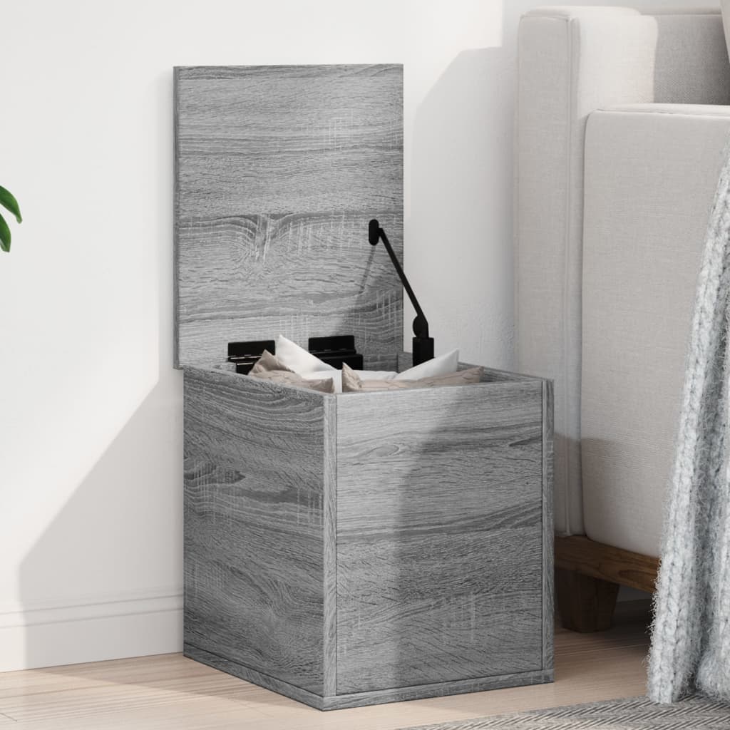 Storage Box Grey Sonoma 30x35x35 cm Engineered Wood - Bargainia.com - 