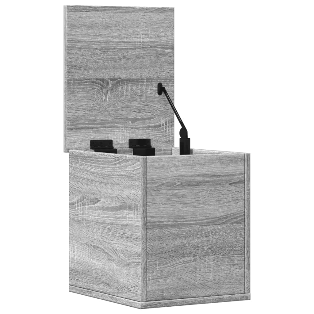 Storage Box Grey Sonoma 30x35x35 cm Engineered Wood - Bargainia.com - 