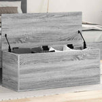 Storage Box Grey Sonoma 90x35x35 cm Engineered Wood - Bargainia.com - 