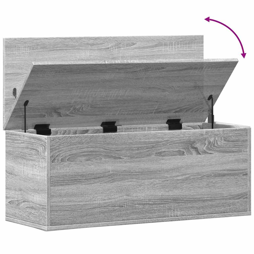 Storage Box Grey Sonoma 90x35x35 cm Engineered Wood - Bargainia.com - 