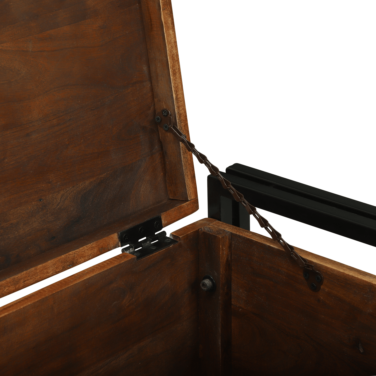 Storage Box Multicolour 80x50x50 cm Solid Wood Reclaimed - Bargainia.com - 