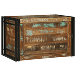 Storage Box Multicolour 80x50x50 cm Solid Wood Reclaimed - Bargainia.com - 