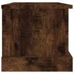Storage Box Smoked Oak 50x30x28 cm Engineered Wood - Bargainia.com - 