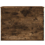 Storage Box Smoked Oak 60x42x46 cm Engineered Wood - Bargainia.com - 