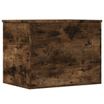 Storage Box Smoked Oak 60x42x46 cm Engineered Wood - Bargainia.com - 