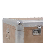 Storage Box Solid Fir Wood 91x52x40 cm Brown - Bargainia.com - 