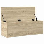 Storage Box Sonoma Oak 102x35x35 cm Engineered Wood - Bargainia.com - 