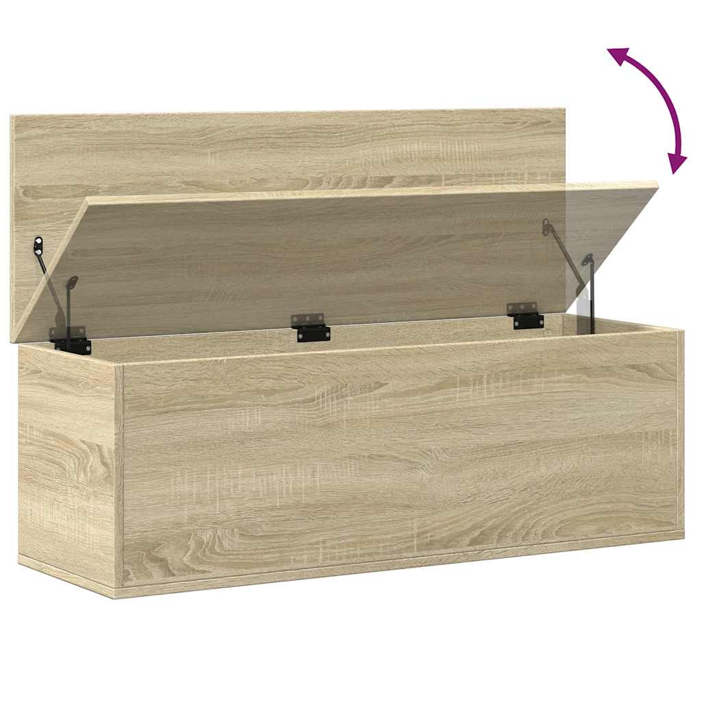 Storage Box Sonoma Oak 102x35x35 cm Engineered Wood - Bargainia.com - 8721012495920 - 840690