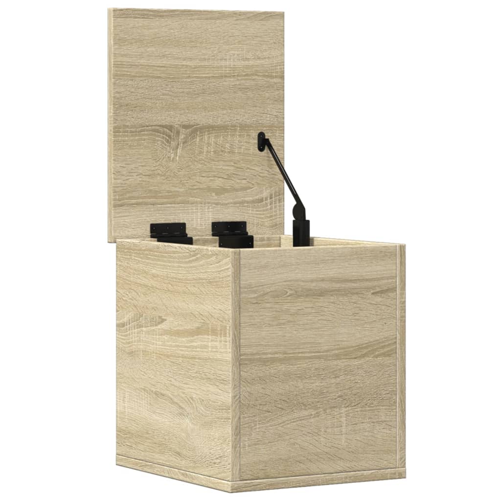 Storage Box Sonoma Oak 30x35x35 cm Engineered Wood - Bargainia.com - 