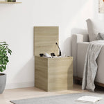 Storage Box Sonoma Oak 40x42x46 cm Engineered Wood - Bargainia.com - 