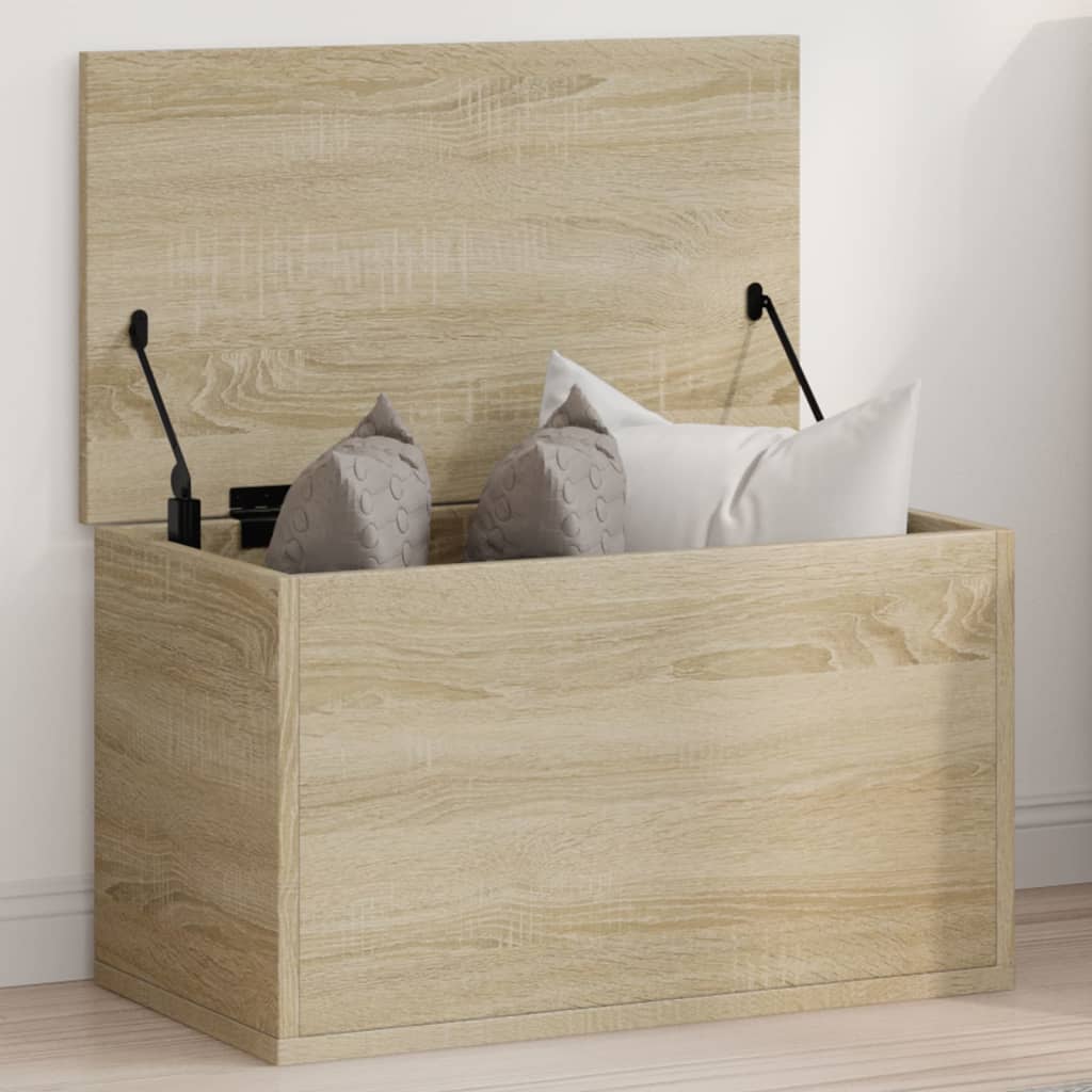 Storage Box Sonoma Oak 60x35x35 cm Engineered Wood - Bargainia.com - 