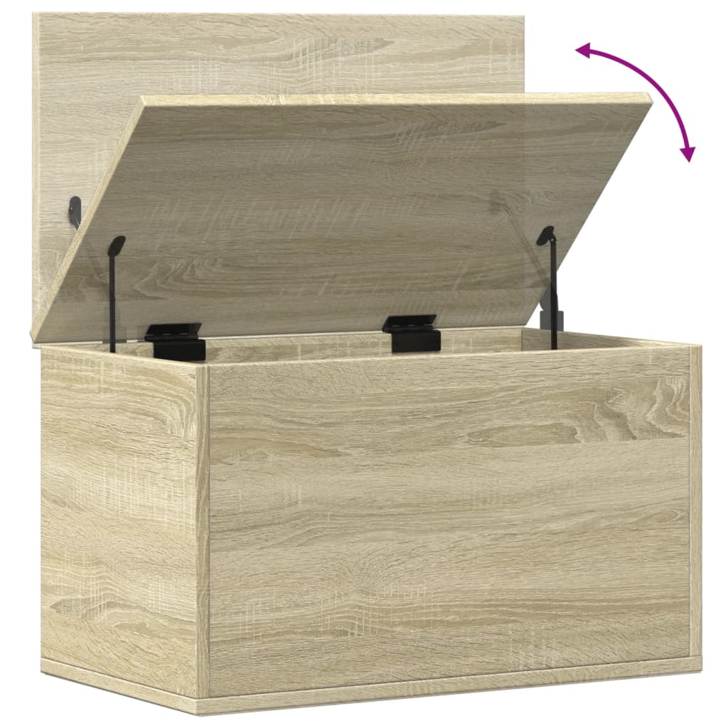 Storage Box Sonoma Oak 60x35x35 cm Engineered Wood - Bargainia.com - 8721012495784 - 840676