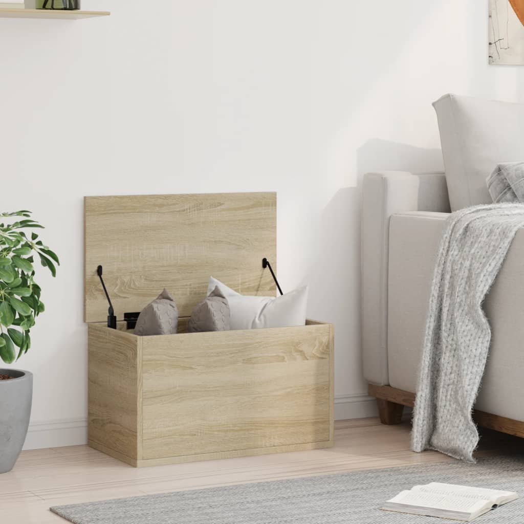 Storage Box Sonoma Oak 60x35x35 cm Engineered Wood - Bargainia.com - 8721012495784 - 840676