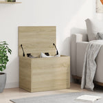 Storage Box Sonoma Oak 60x42x46 cm Engineered Wood - Bargainia.com - 