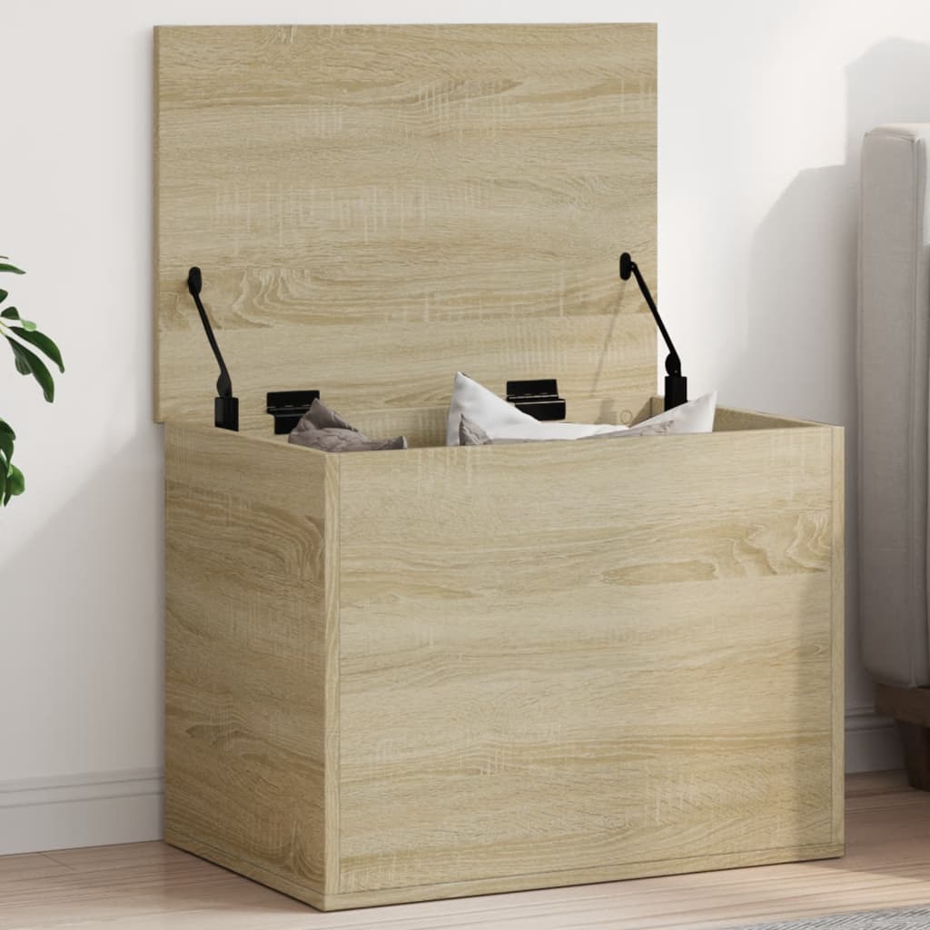 Storage Box Sonoma Oak 60x42x46 cm Engineered Wood - Bargainia.com - 