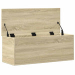Storage Box Sonoma Oak 90x35x35 cm Engineered Wood - Bargainia.com - 