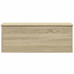 Storage Box Sonoma Oak 90x35x35 cm Engineered Wood - Bargainia.com - 
