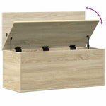 Storage Box Sonoma Oak 90x35x35 cm Engineered Wood - Bargainia.com - 