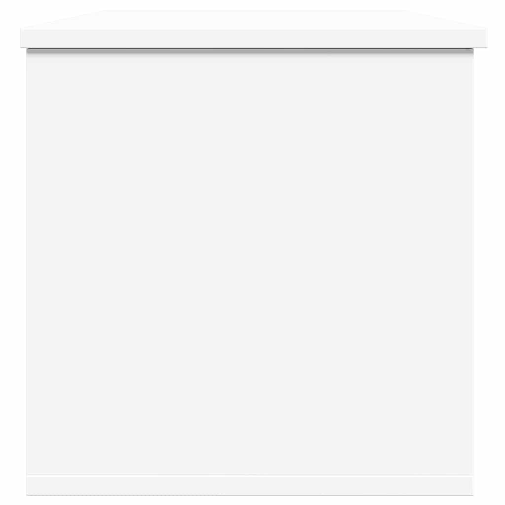 Storage Box White 102x35x35 cm Engineered Wood - Bargainia.com - 