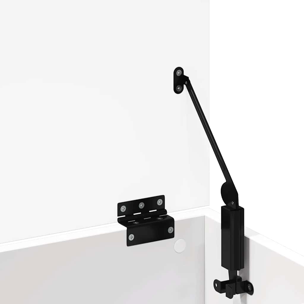 Storage Box White 102x35x35 cm Engineered Wood - Bargainia.com - 