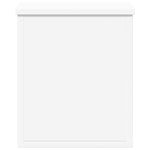 Storage Box White 30x35x35 cm Engineered Wood - Bargainia.com - 