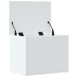 Storage Box White 60x42x46 cm Engineered Wood - Bargainia.com - 