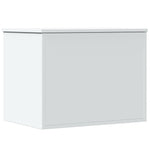 Storage Box White 60x42x46 cm Engineered Wood - Bargainia.com - 