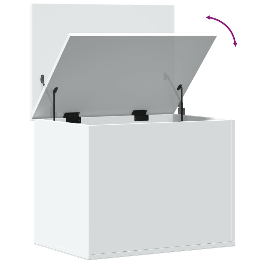 Storage Box White 60x42x46 cm Engineered Wood - Bargainia.com - 8721012495555 - 840653